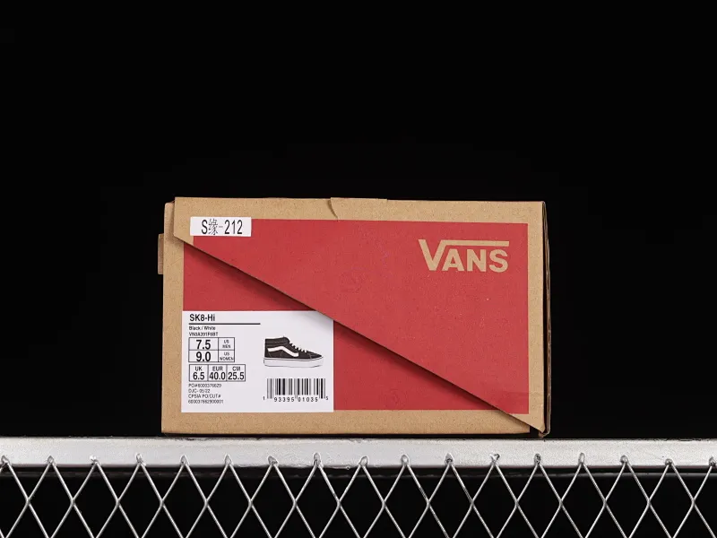 All categories Vans Vans series Vans Mid Vans China Vans SK8-Mid Vans classic black and white Chinese casual sneakers VN0A391F6BT